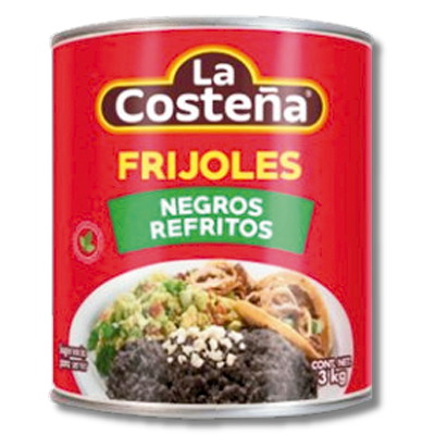 Frijoles Negros Refritos