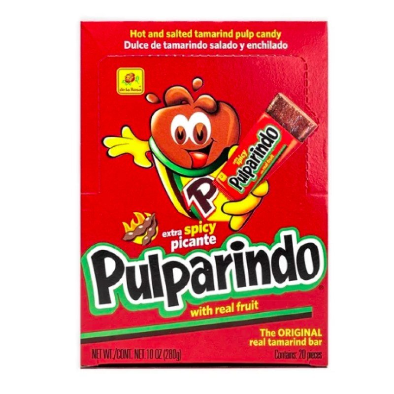 Pulparindo Extra picante 20 pcs